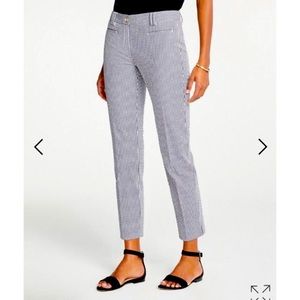 Ann Taylor seersucker cropped pants!